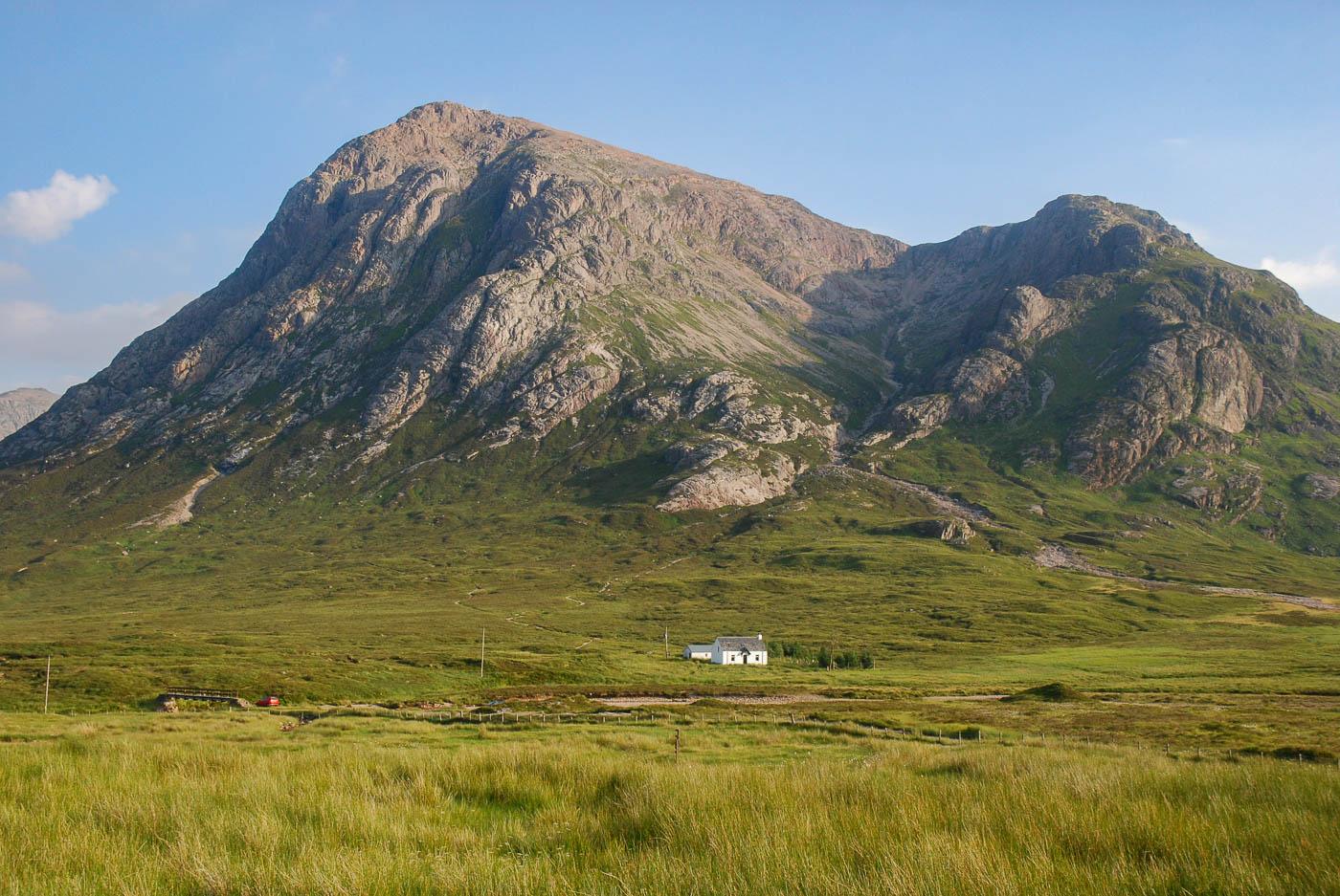 A scenic view of Buachaille Etive Mòr