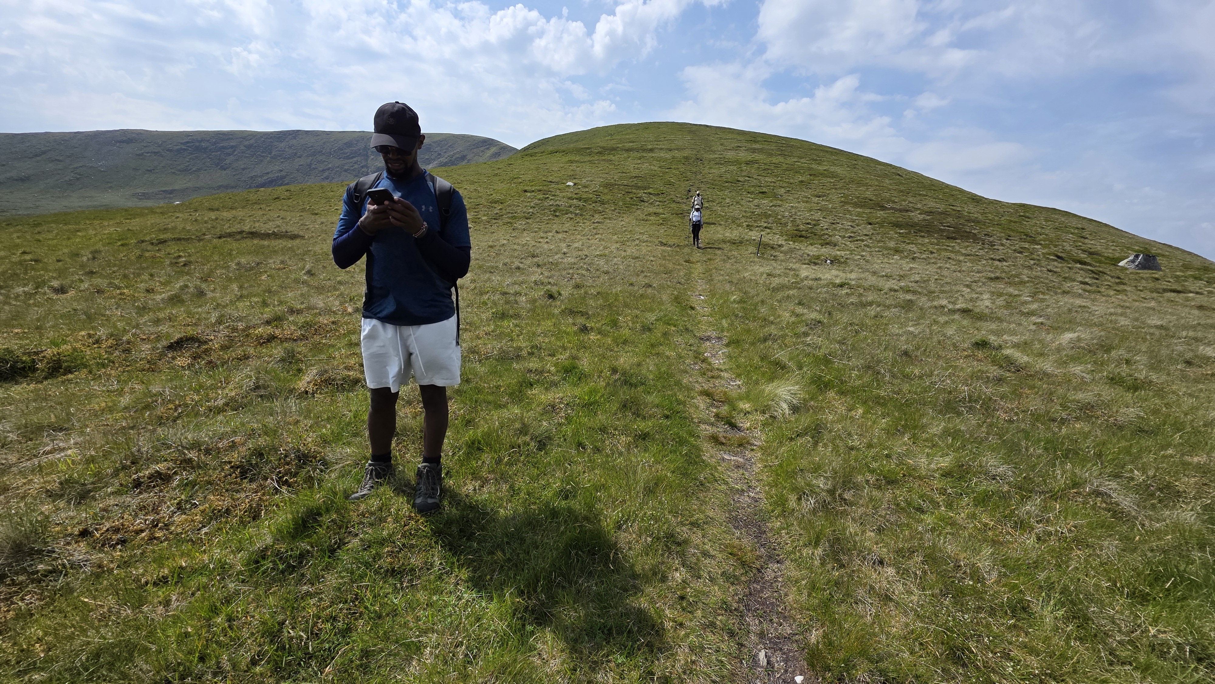 Descent from Glas Tulaichean