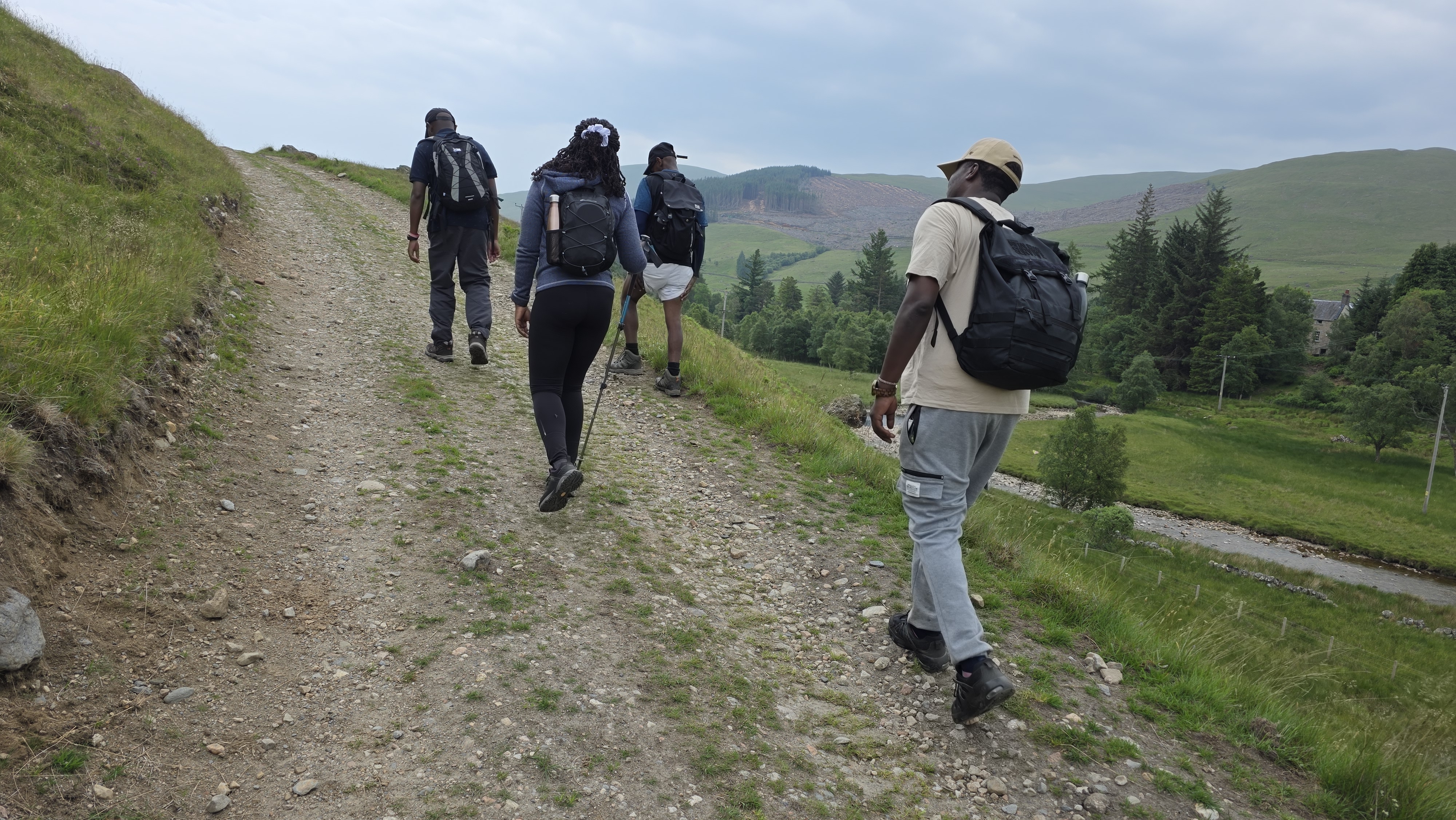 Returning through the winding path