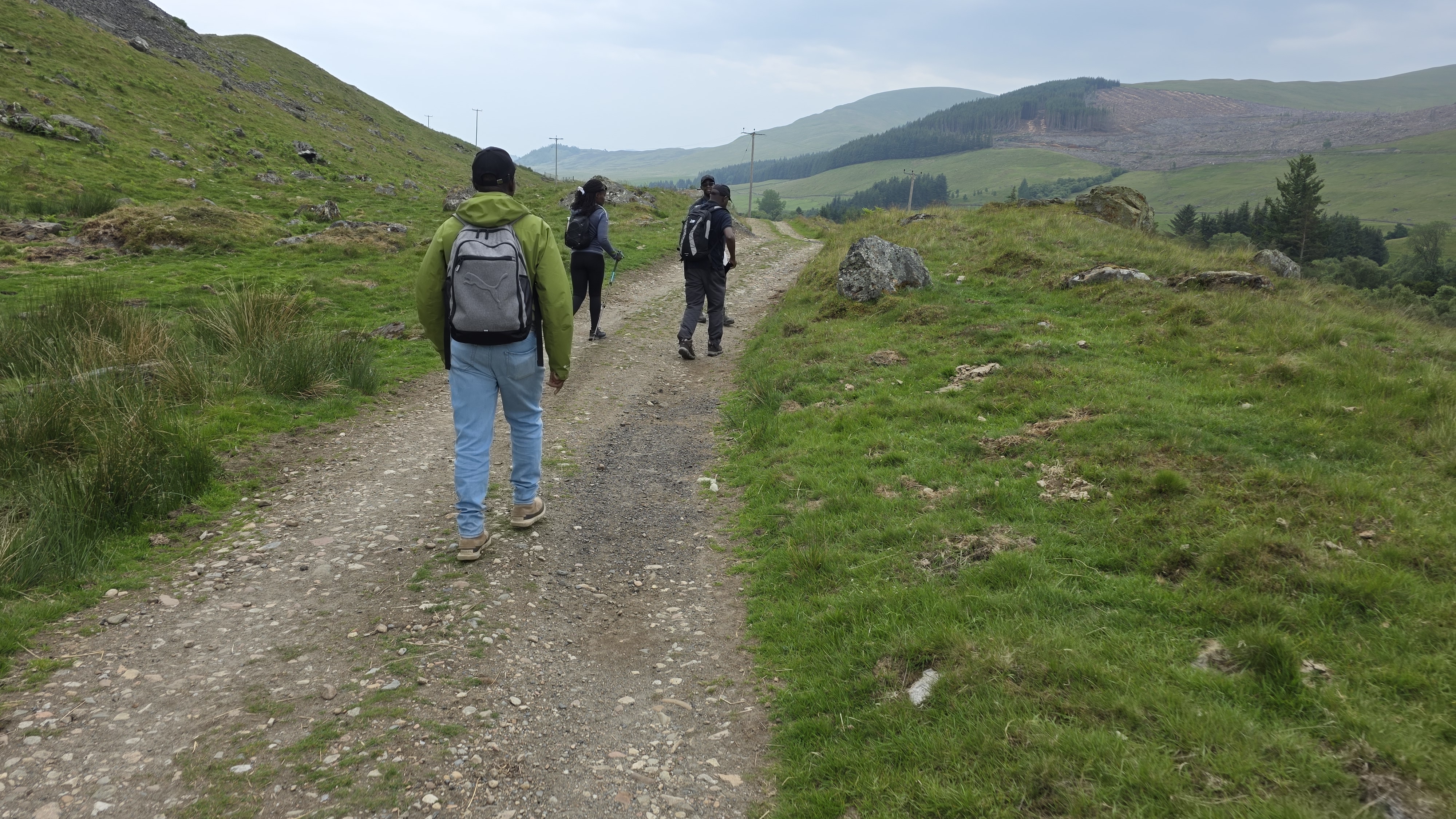 Dalmunzie Hotel in sight